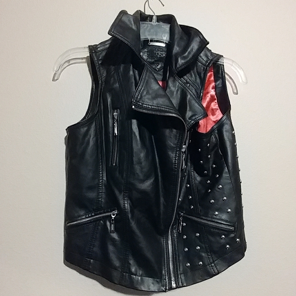 Studded Moto vest